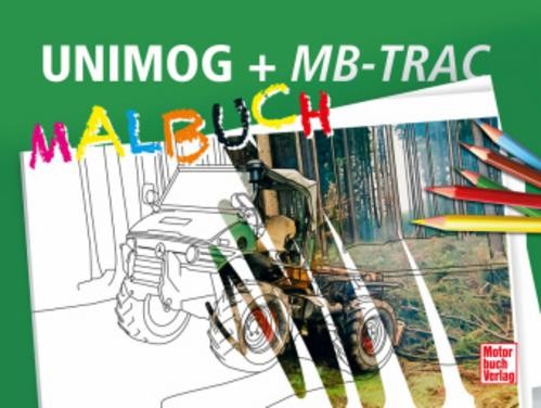 Unimog trac malbuch - mb-trac,