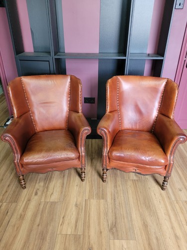 Vintage tertrad wing chairs - vintage,