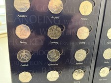  Full Set of Olympic 50p coins