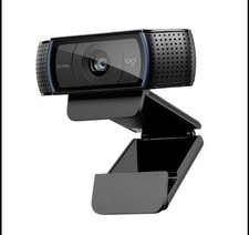 Logitech Pro  V-U0028 C920 Full HD Webcam 1080P USB Black Long Cord Wire Camera