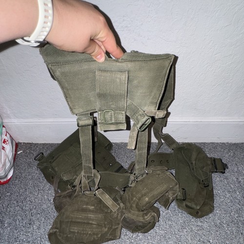 Olive green military surplus - green,