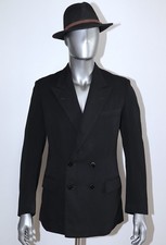 French Vintage 1940s Black