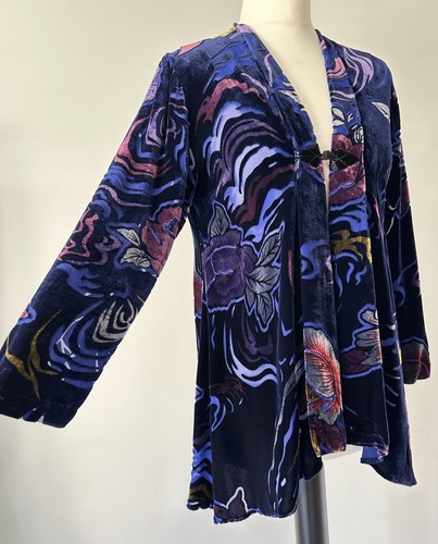David nieper blue purple silk - purple,