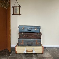 Collection of Old Luggage to