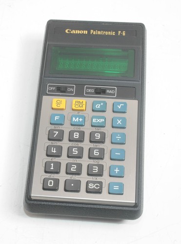 Canon palmtronic vintage - canon, f-6