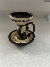 Vintage Torquay Motto Ware Candle Holder 