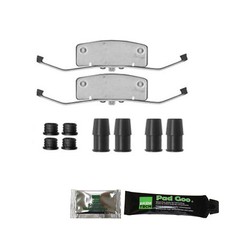FRONT BRAKE PAD FITTING KIT CALIPER SPRING FIT VOLVO V60 MK1 2010-2018 BPF1837H