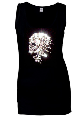 Ladies skull biker - skull,