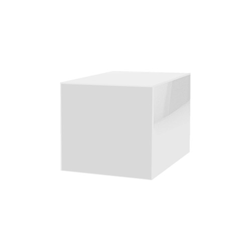Acrylic box white inch - box,