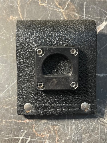Vintage new black hand tooled - vintage,