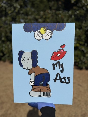 Kaws cookie monster - kaws, art