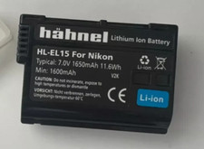 Hahnel HL-EL15  Nikon barely used at all. nikon d500  battery EN-EL15 EN-EL15a