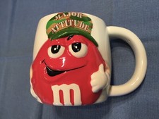 Red M&M Major Attitude Mug