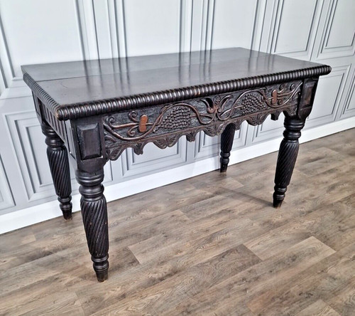 Antique victorian table desk - victorian,