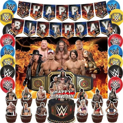 Wwe wrestling birthday - wwe, party