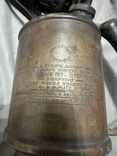 VINTAGE  MAX SIEVERT   BRASS  BLOW TORCH / BLOW LAMP