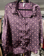 Joyspun Satin Lounging PJ Set
