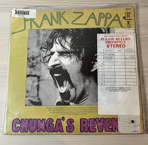 Frank zappa chunga - zappa, chunga’s