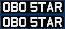 STAR WARS OBI ONE KENOBI, OBOE PLAYER private number plate OB05TAR on retention