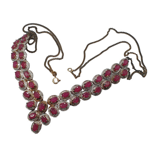 Vintage necklace 925 silver - necklace,