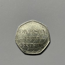 2020 Diversity Built Britain 50p Fifty Pence Circulated