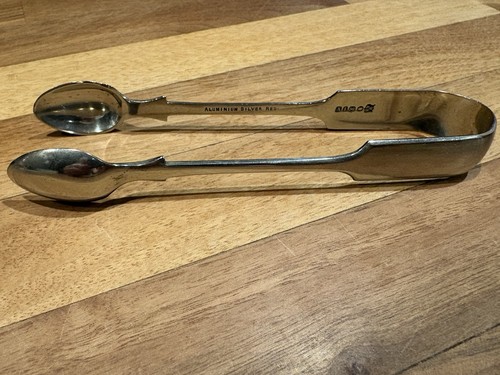 Vintage aluminium silver sugar - vintage,