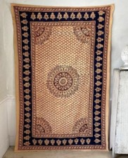 Batik look bed - cover, drape