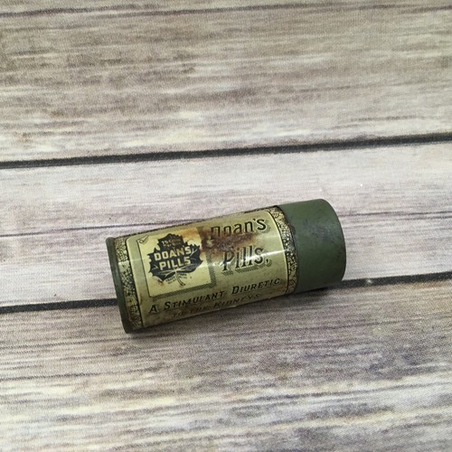 Vintage doan pills tin tube - pills,