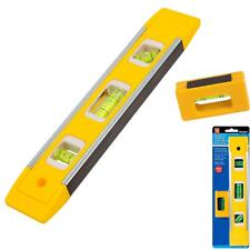 2pc Magnetic Torpedo Boat Mini Spirit Level Tool 3 Vial 225mm 9" 34226
