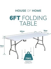 Heavy Duty 6ft Folding Table