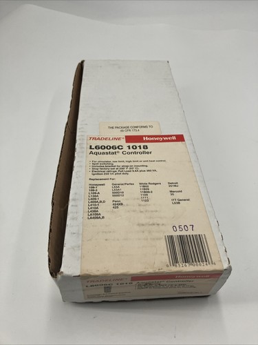 Honeywell resideo l6006c1018 - honeywell/resideo,