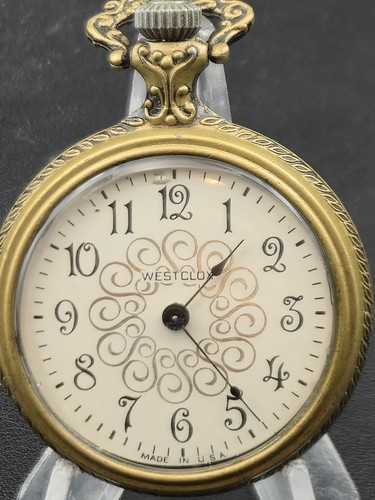 Vintage westclox pocket watch - westclox,