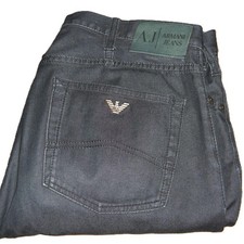 Armani Jeans J21 Regular Lightweight Stretch Denim W34 L30 Dark Blue Mens j812r