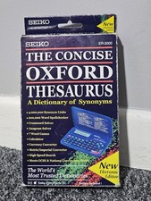 Complete Seiko ER-2000 Concise Oxford Thesaurus In Original Packaging