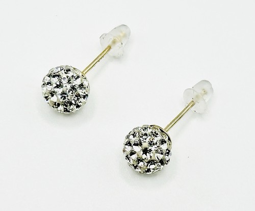 9ct gold stud earrings - –, 375