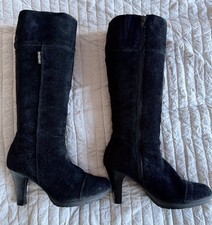 Russell & Bromley Suede Leather Knee High Boots Size 5 EU 38