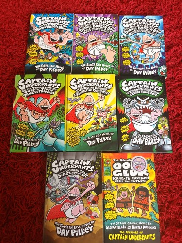 Captain underpants books - books, 8