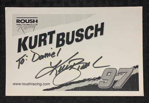 Signed kurt busch roush - signed,