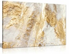 Modern White And Gold Brush