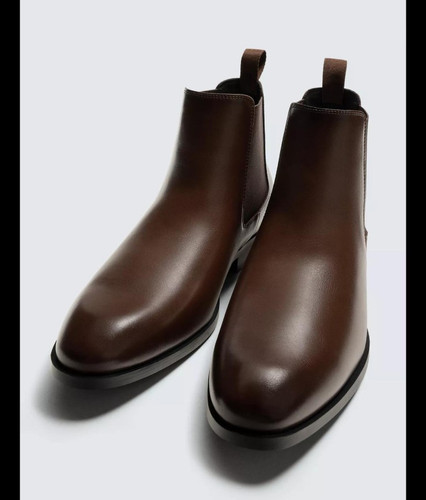 Zara men brown leather - zara, men’s