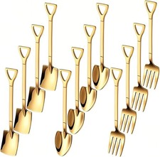 12PCS Shovel Spoon Fork Set