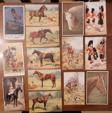 WWI era EQUINE-THEMED POSTCARDS, Tucks etc.