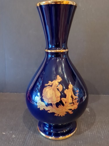 Vintage french limoges cobalt - vintage,