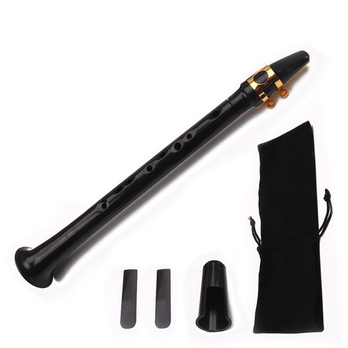 Black pocket sax mini - black,