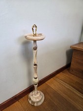 Vintage Tall Ashtray Brass And