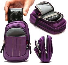 Navitech purple camera - camera, case