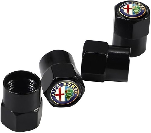 Alfa romeo black metal tire - black,