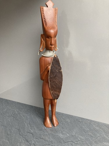 Vintage hand carved african - vintage,