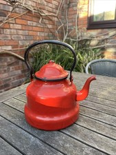 Vintage red enamelled - red,