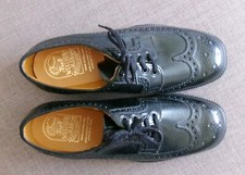 Unworn TUF Black Brogue Shoes UK 7.
